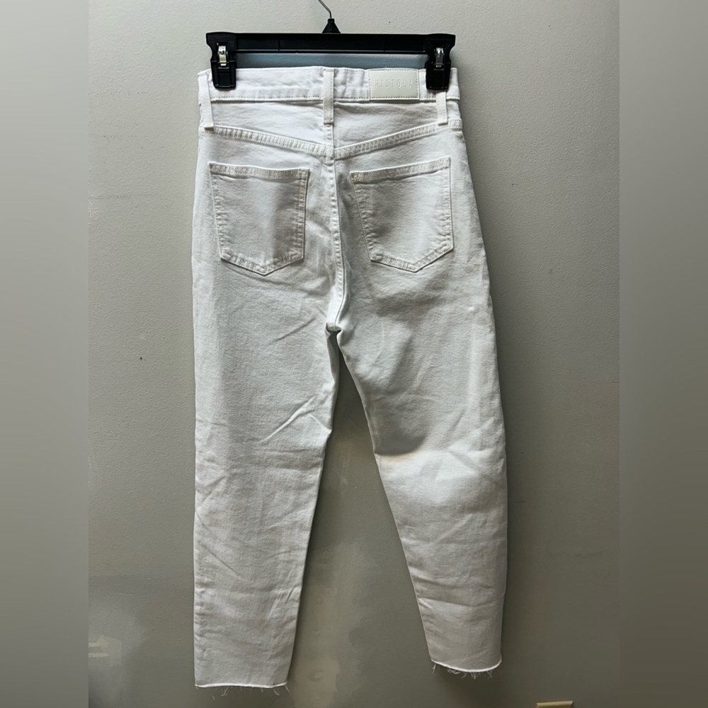 Pistola Crisp White Denim Jeans Size 25 - Picture 4 of 6